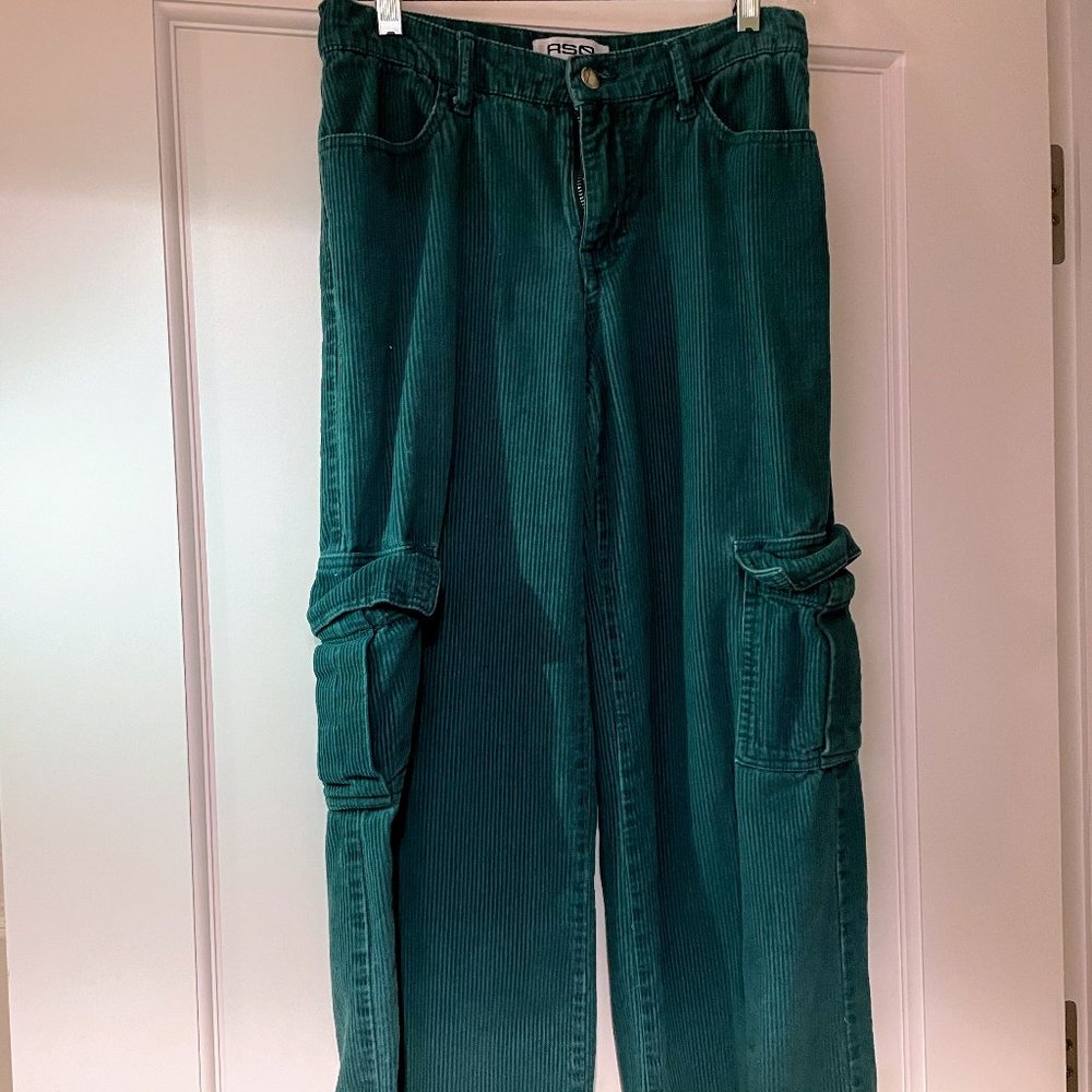 RSQ Emerald Green Corduroy Pants